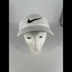 Nike Adult Dri FIT ADV Ace Tennis Visor White One Size Hat